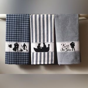 Decorative Little Mermaid Kitchen Towel set of 3